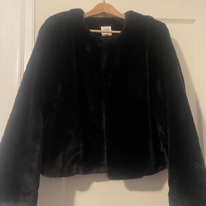 GAP Women's Black Teddy Jacket